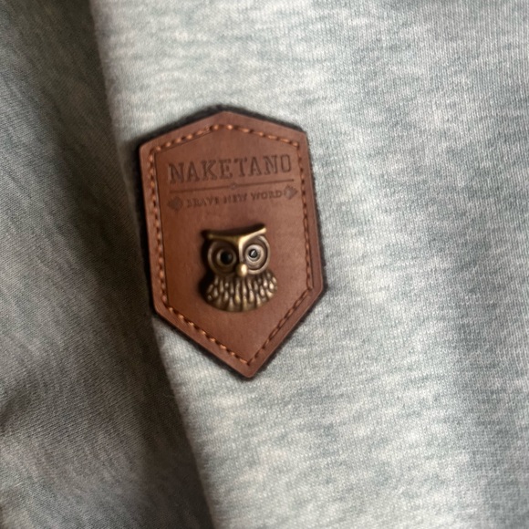 Naketano Sweatshirt Hoodie Blue Medium - Picture 16 of 16